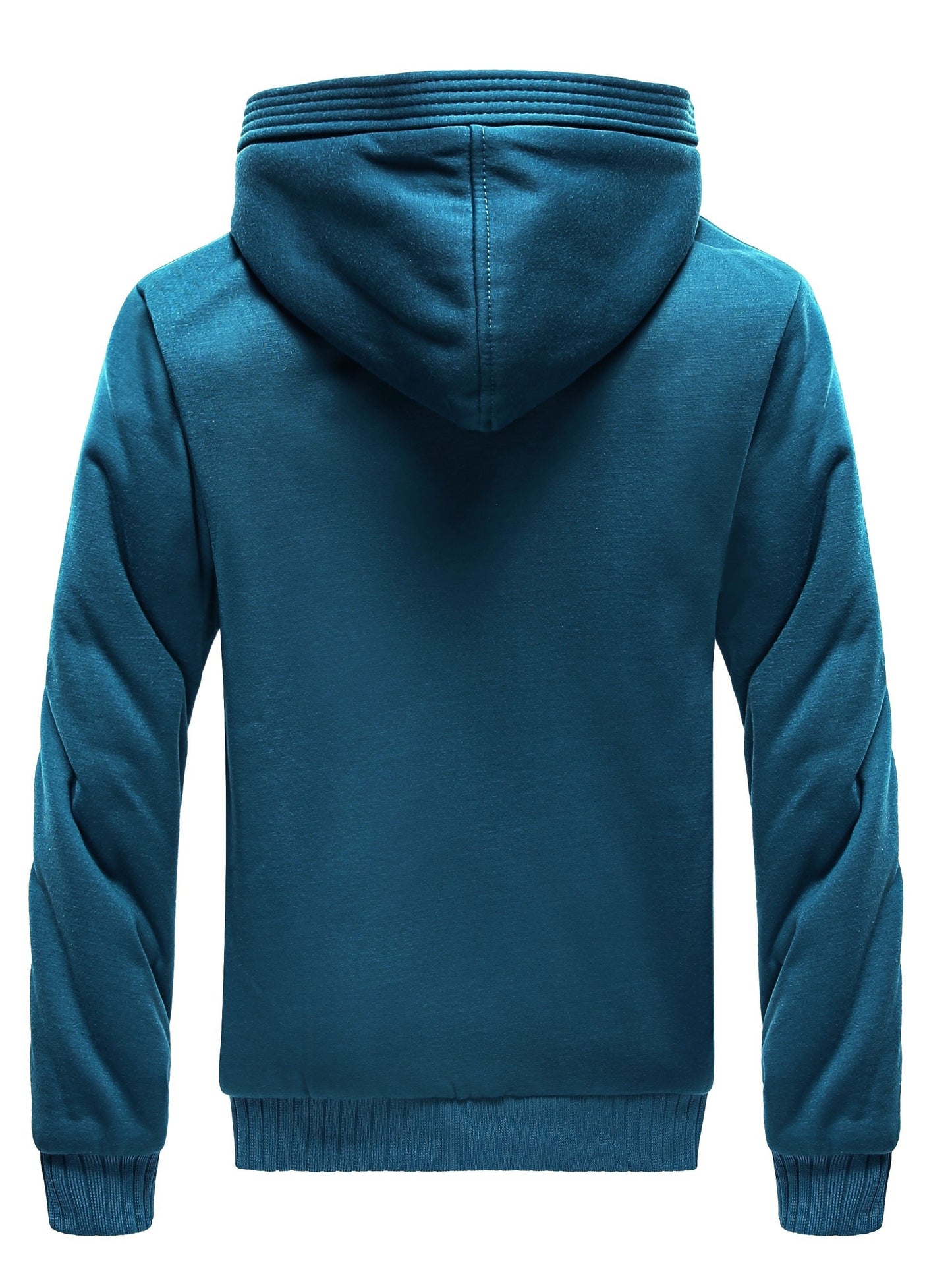 Winter Warm Fleece Jack Met Capuchon, Kleurblok Casual Hoodie, Dameskleding