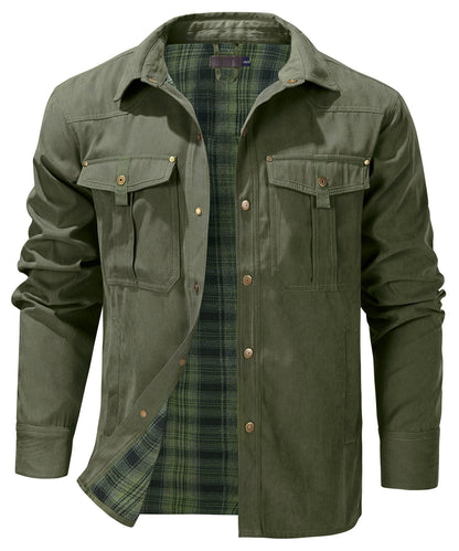 Flannel-Lined Rover Jacket (6 Designs)