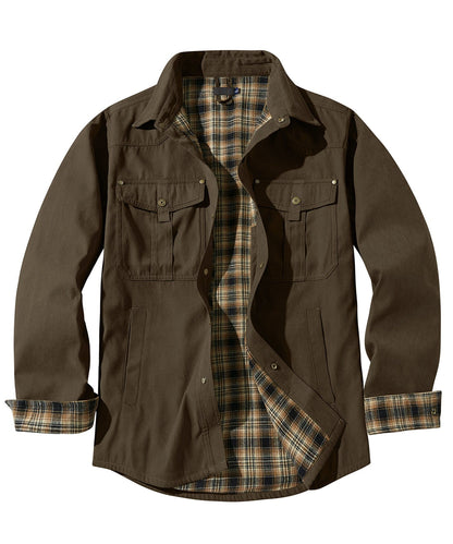 Flannel-Lined Rover Jacket (6 Designs)