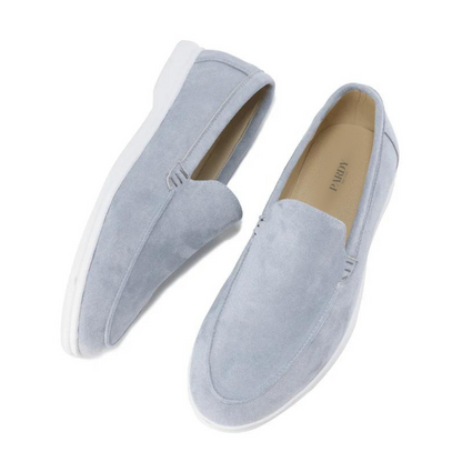 The Old Money Suede Loafers - Made In Italy