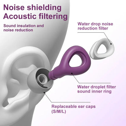 Swimming Ear Plugs Noise Reduction Waterproof Hearing Protection Earplugs Noise-Cancelling Earplugs Water Sports Earplugs