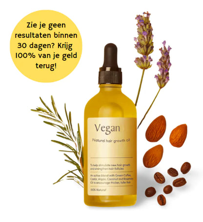 GroeiVegan ™ - Stimuleert haar groei en gezondheid van je hoofdhuid Verbeteren!