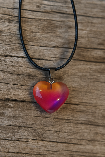 Hartje Ketting Edelsteen en Kristallen